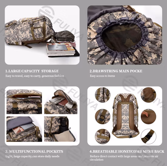 Открытый альпинистский походный рюкзак для путешествий Multicam Тактический военный рюкзак
